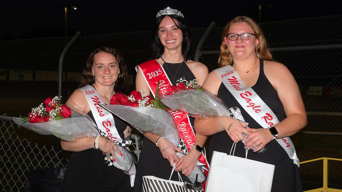 Congrats to Cailyn Finch on being crowned Miss Eagle Raceway 2025!