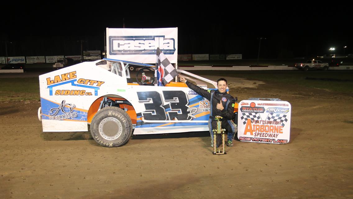 BRUNO TAKES WIN IN DIRTCAR SPORTSMAN, WHITTEKER USES BOTTOM TO MODIFIED VICTORY