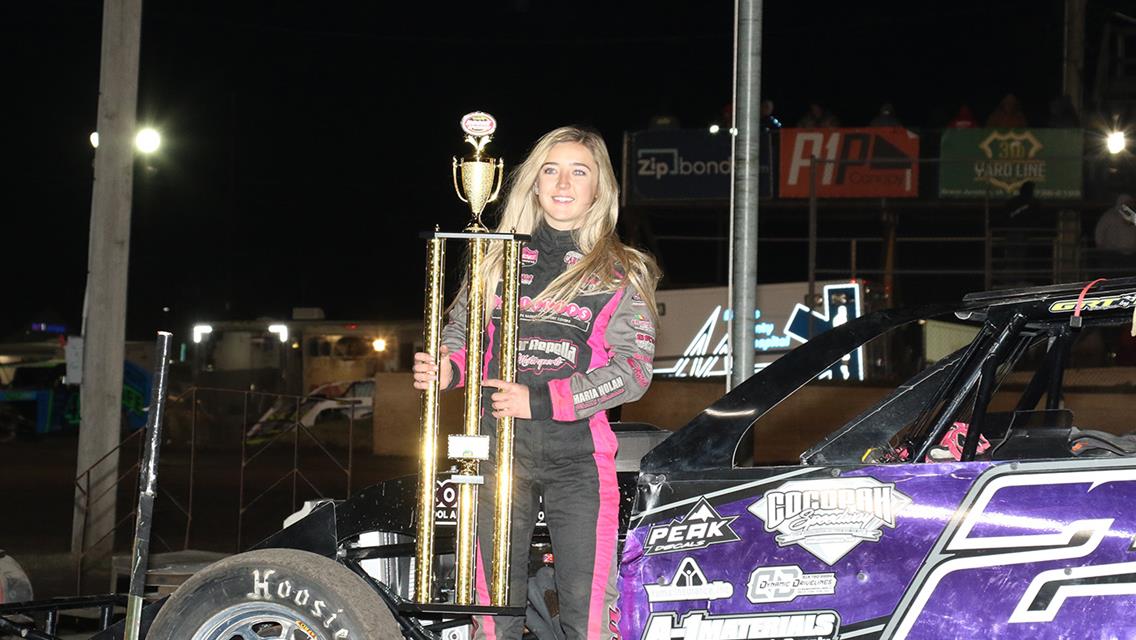 Lady racer Kuehl scores cool victory at Boone Speedway Frostbuster