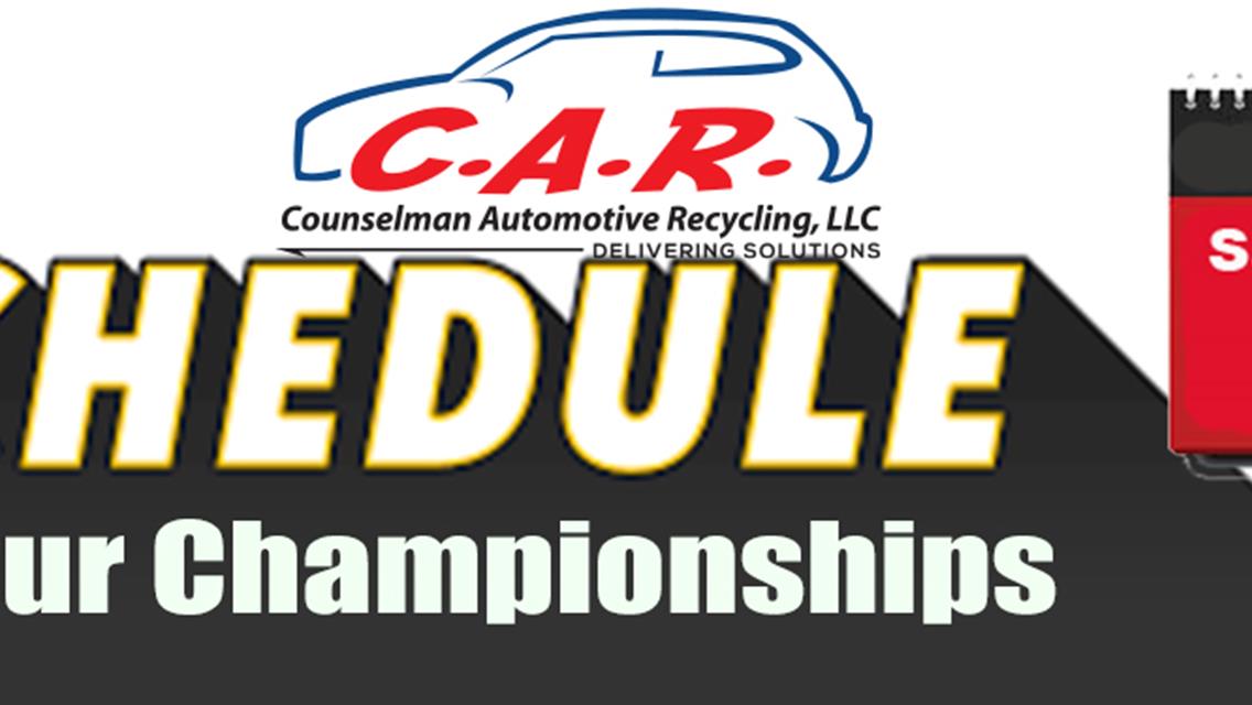 Schedule Set for Local Championships, Includes Friday Practice Session &amp; Pit Party