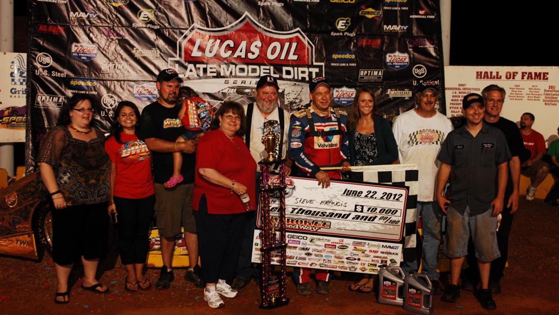 Francis is Fantastic in Winning Grassy Smith Memorial at Cherokee Speedway