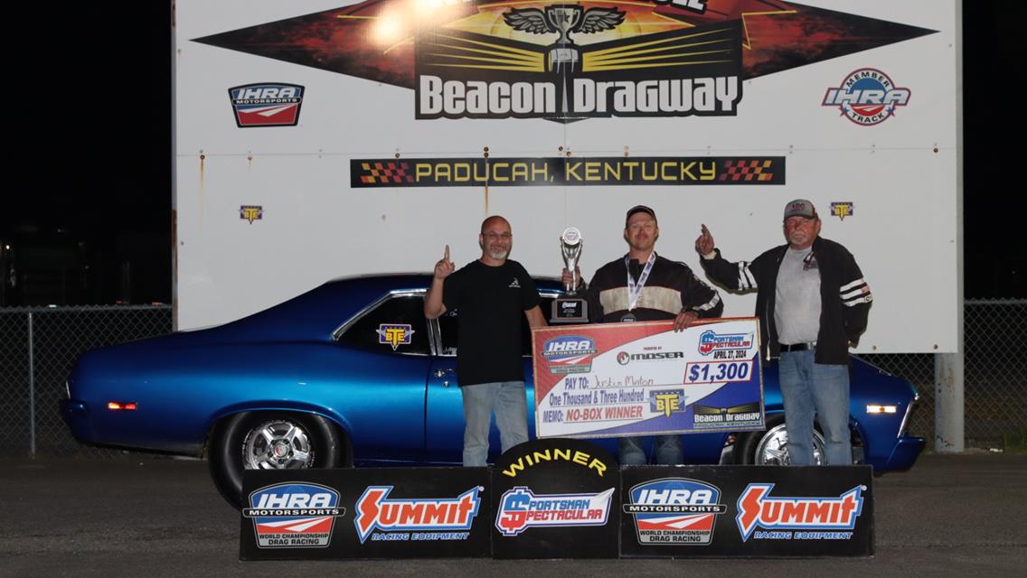 Fulcher, Minton, Eaton, Chandler, Grooms Take IHRA Sportsman Spectacular presented by Moser Wins at Beacon Dragway