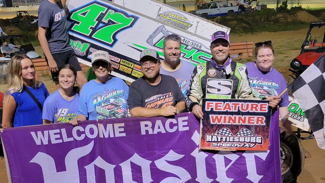 USCS WIN #7 FOR DALE HOWARD AT HATTIESBURG SPEEDWAY