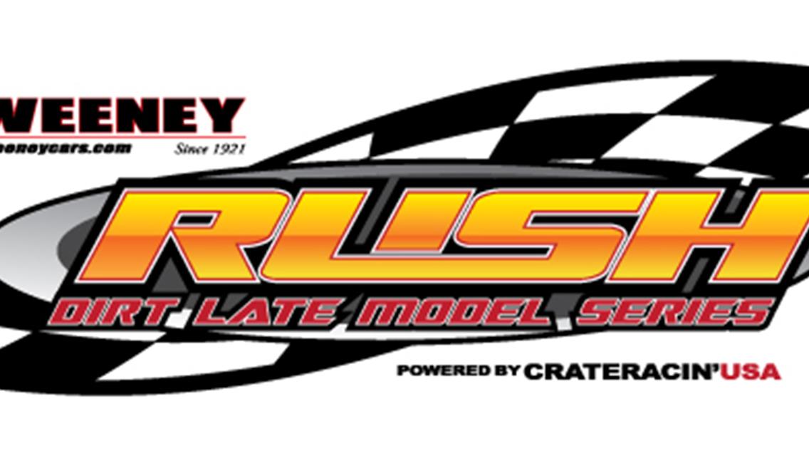 DIS BECOMES SWEENEY RUSH LATE MODEL WEEKLY SERIES SPEEDWAY IN 2017