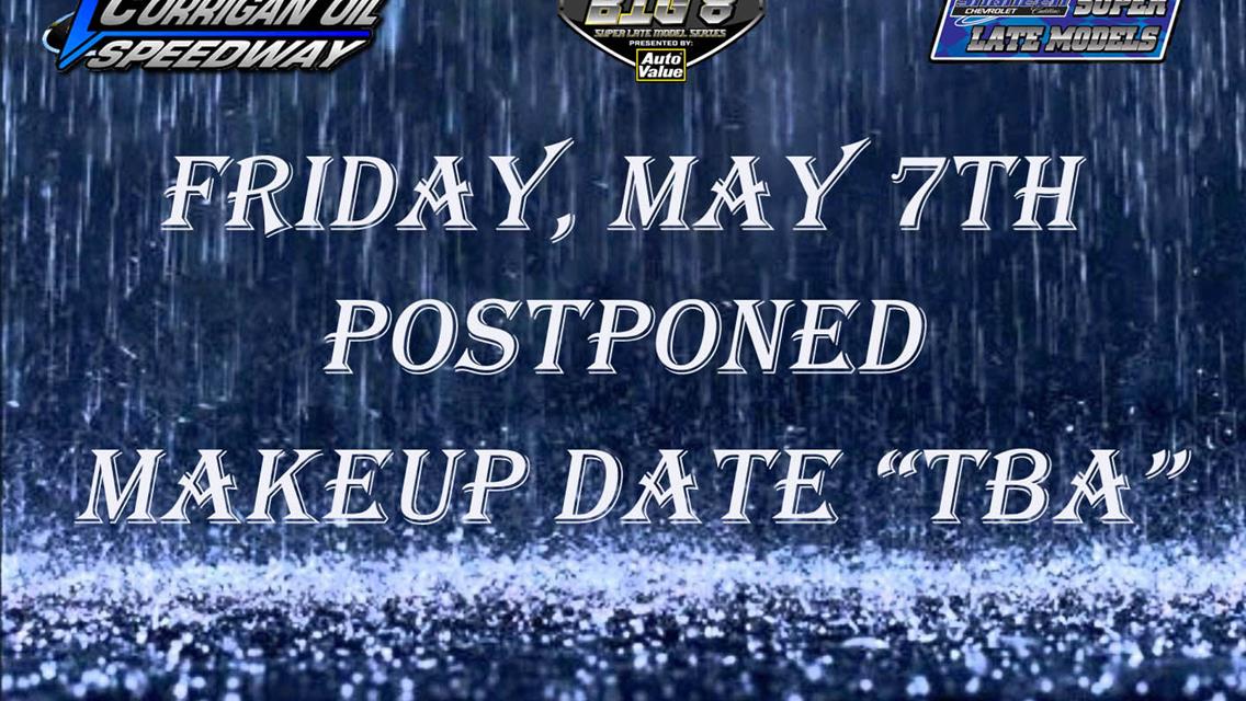 May 7th Race Events Postponed!