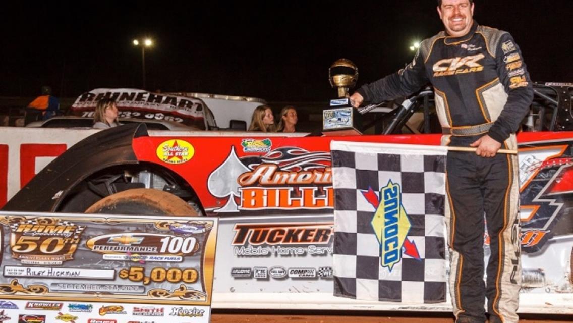 Hickman Finds Victory Lane at Rome Speedway