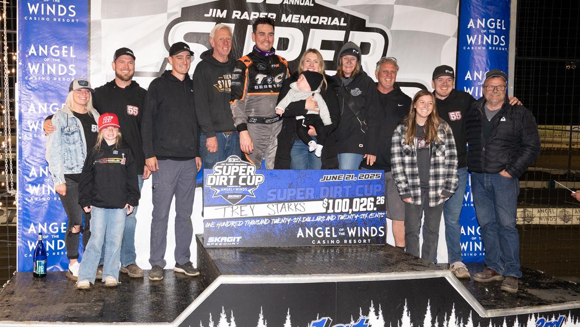 Starks Achieves Dream by Capturing First Career Dirt Cup at Skagit Speedway