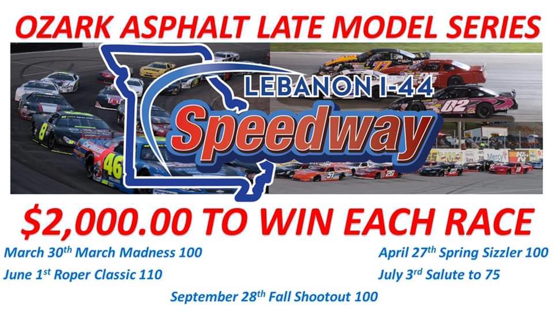 Lebanon I-44 Speedway to Host  New Pro Late Model Series