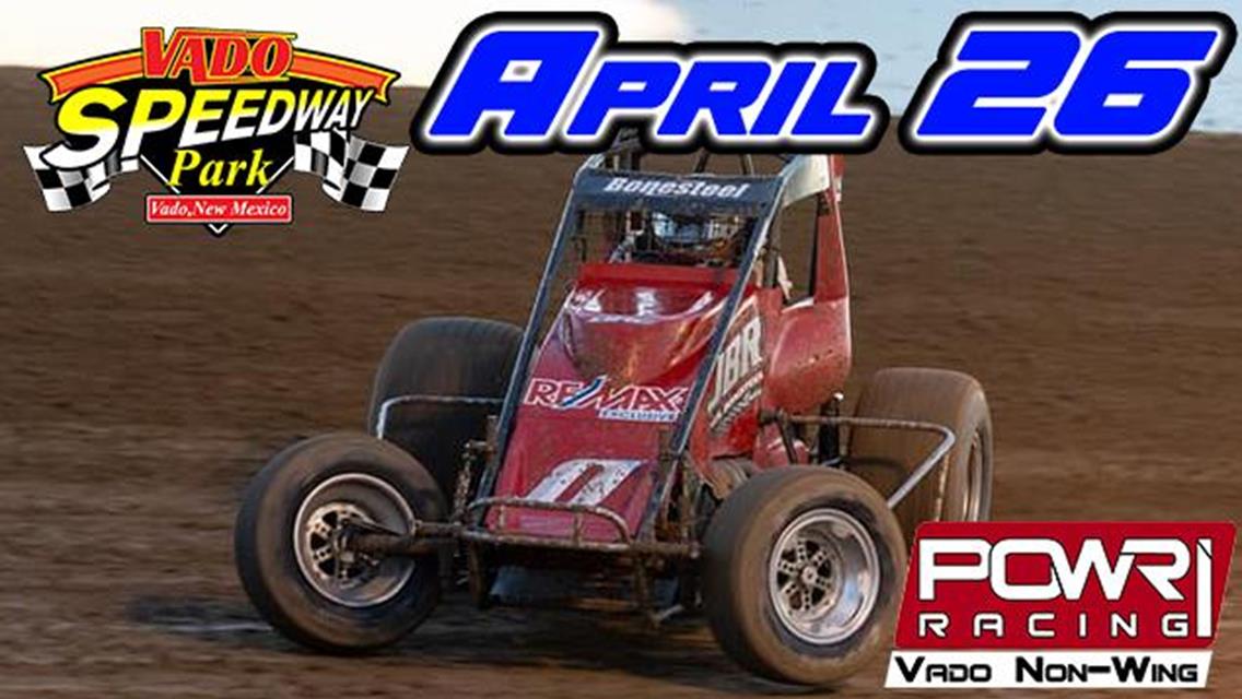 April 26th Starts Sunset Grill POWRi Vado Non-Wing Sprints 2025 Season