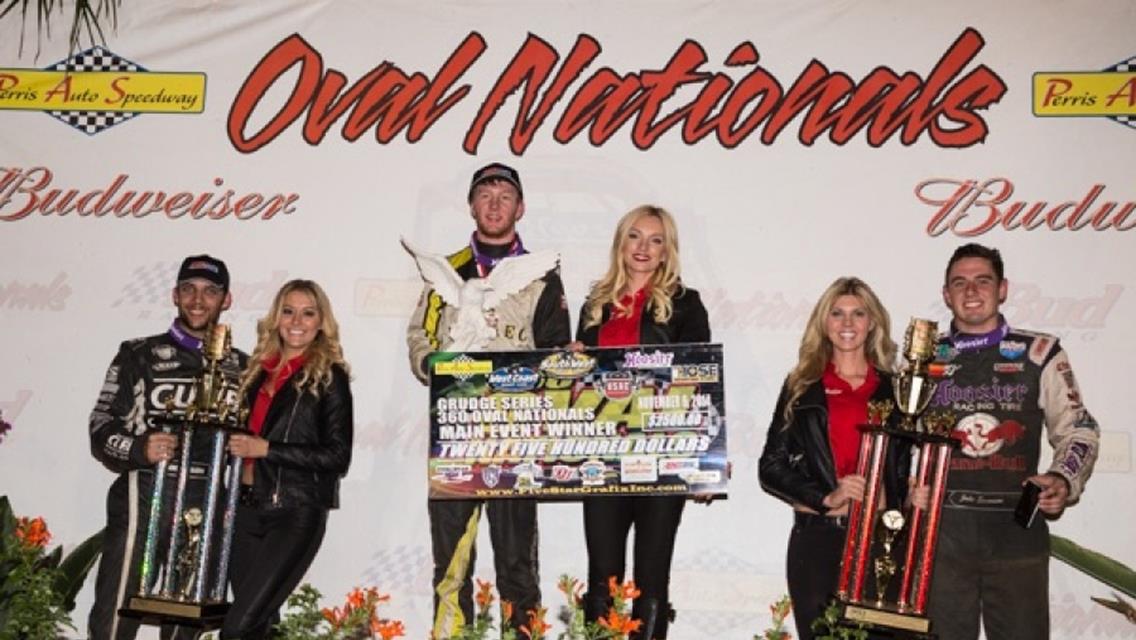 LEARY LANDS &quot;360 OVAL NATIONALS&quot; WIN; MITCHELL IS WEST COAST CHAMP
