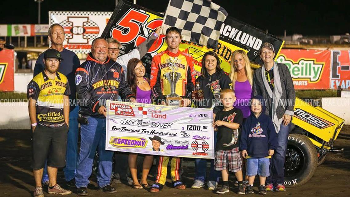 Dover Dominates Speedy Bill Memorial to Earn 100th Feature Win Since 2006