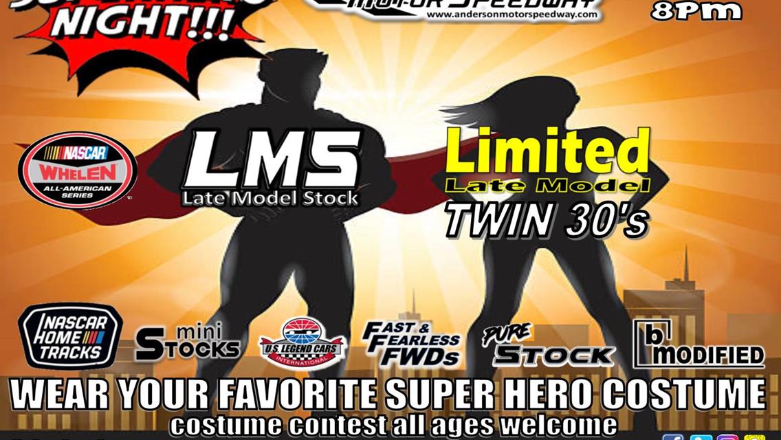 NEXT EVENT: Super Hero Night  LMS + LLM Twin 30&#39;s Friday July 26th 8pm
