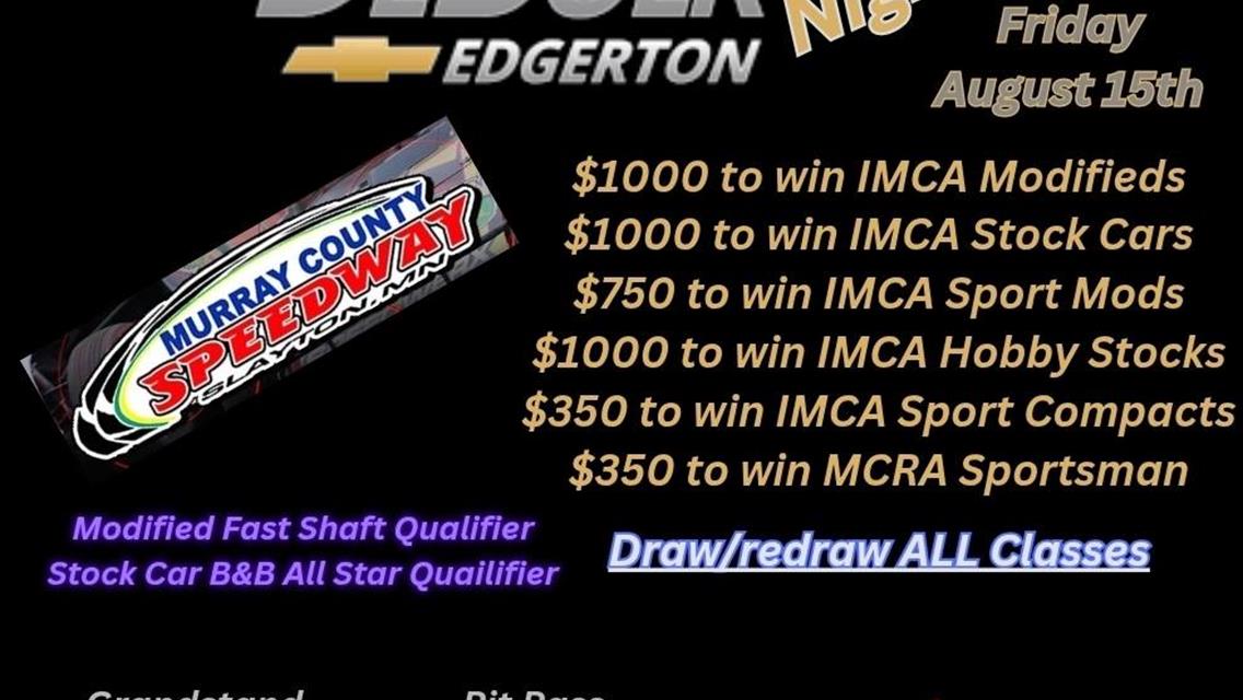 Murray County Fair Races - August 15th