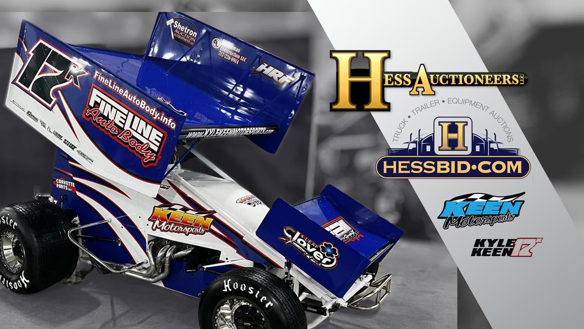 Hess Auctioneers Joins Forces With Kyle Keen Motorsports for 2024
