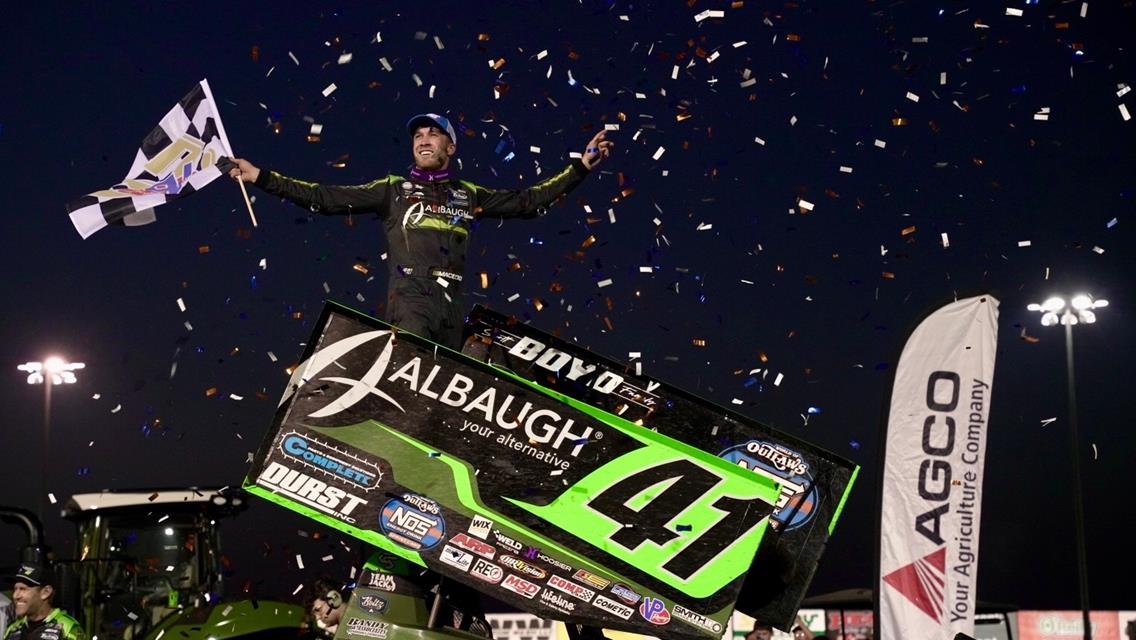 Macedo and Ellingson Master Jackson Motorplex During FENDT Showdown