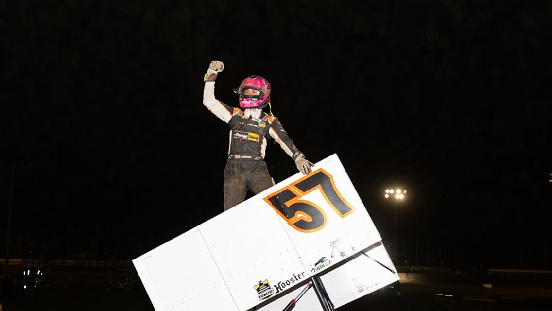 Kyle Larson leads California podium sweep at Sharon Speedway; second consecutive Ohio Sprint Speedweek presented by Cometic Gasket victory