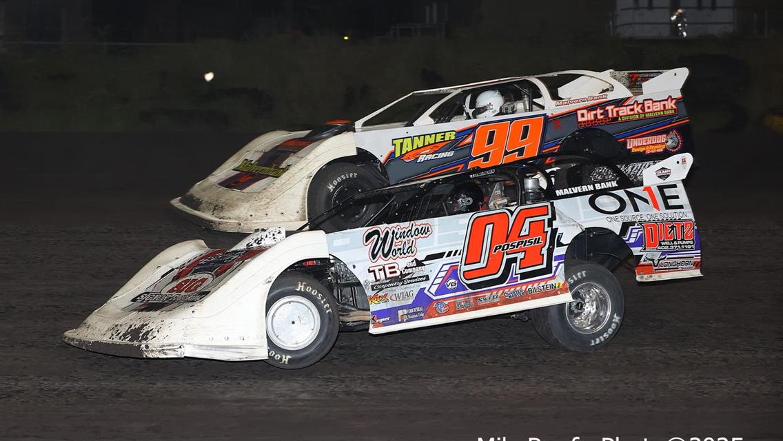 Adams County Speedway (Corning, IA) – Malvern Bank West Series – Ray Houck Late Model Showdown – August 23rd, 2025. (Mike Ruefer Photo)