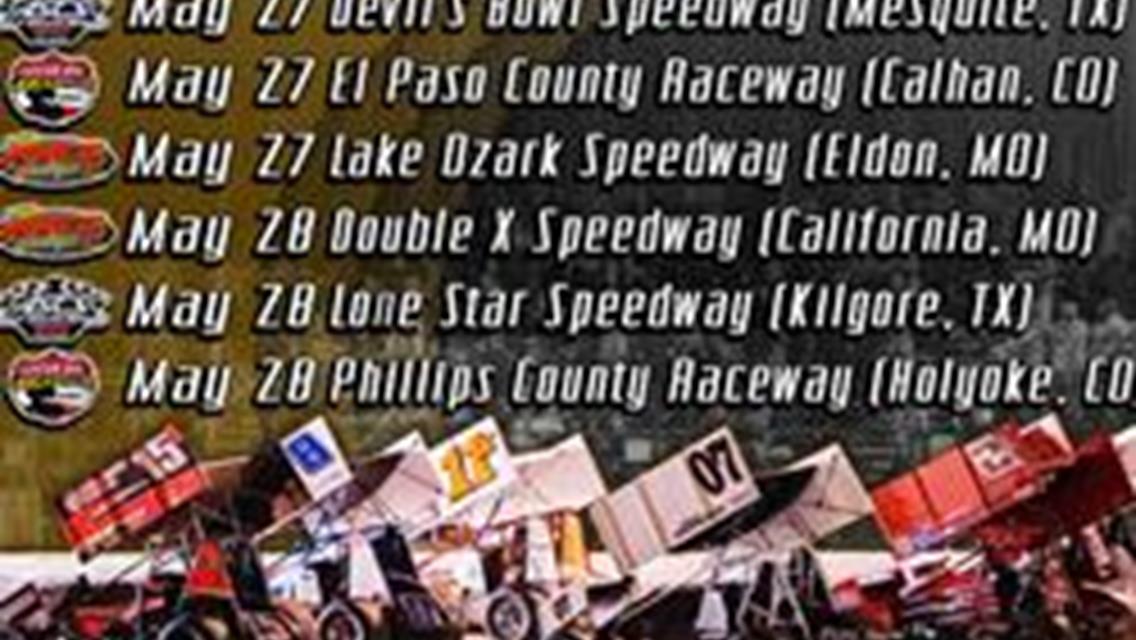 Michael Bookout&#39;s &quot;07&quot; Sprinter Featured on ASCS National Press Releases for Memorial Day Weekend &amp; June Speedweek
