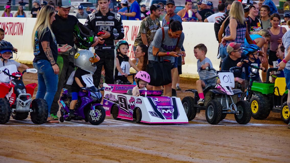 Kid&#39;s Night at Port Royal Speedway: Bike and Powerwheel Races, 410s, Super Late Models, Limited Late Models!