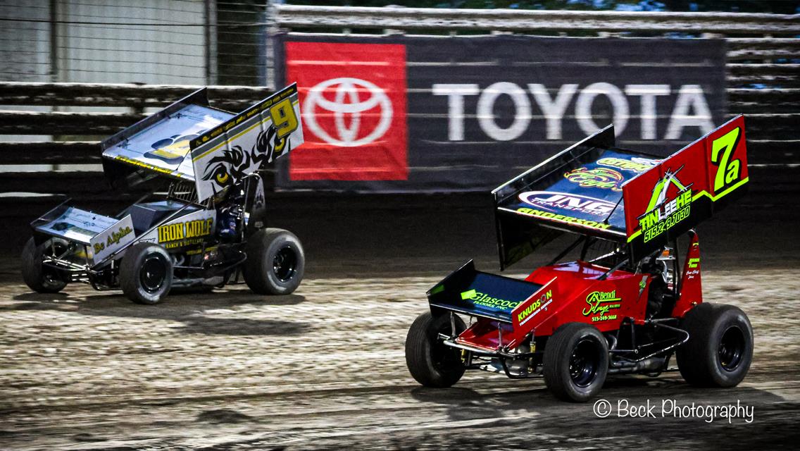 Rookie breaks into the top 10 in points at Knoxville Raceway on Night #4