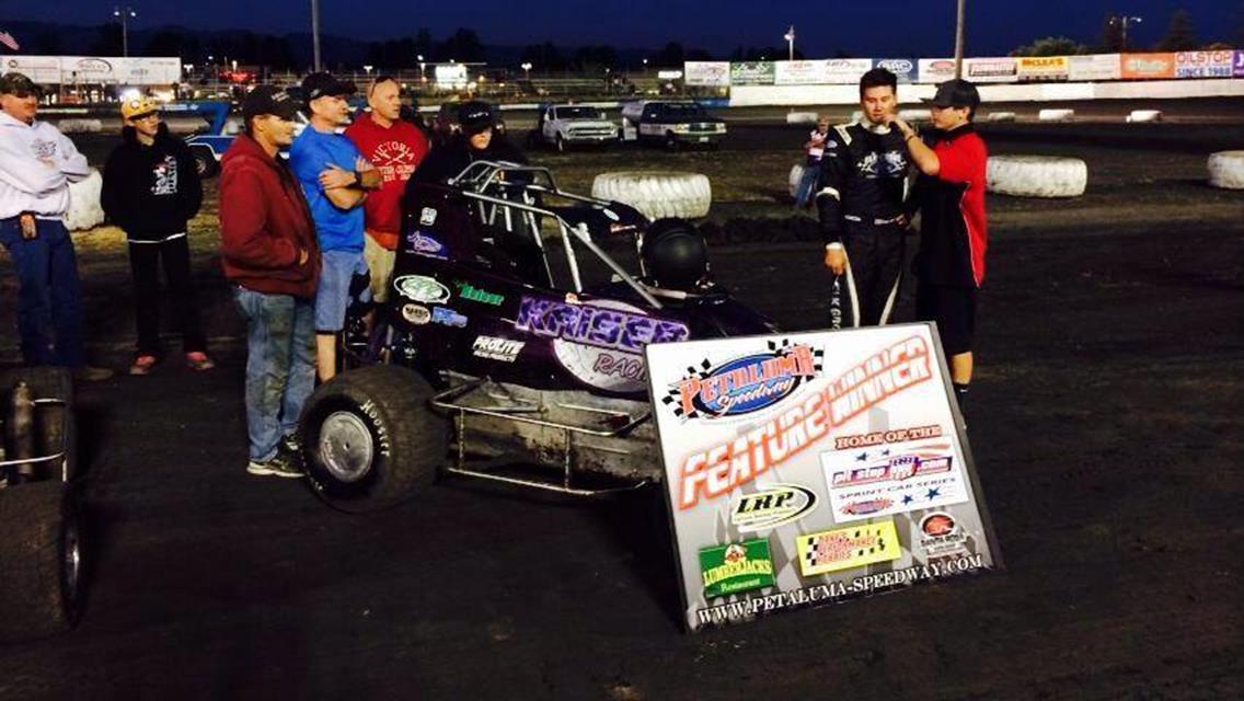 Johnson Charges from 14th to Claim First Victory of Season at Petaluma