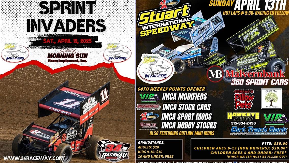 Doubleheader Weekend to Open Mohrfeld Solar Sprint Invaders Season!