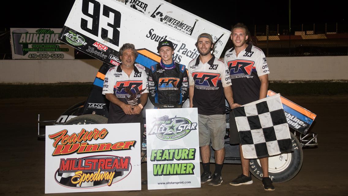 Sheldon Haudenschild goes wire-to-wire at Millstream Speedway,