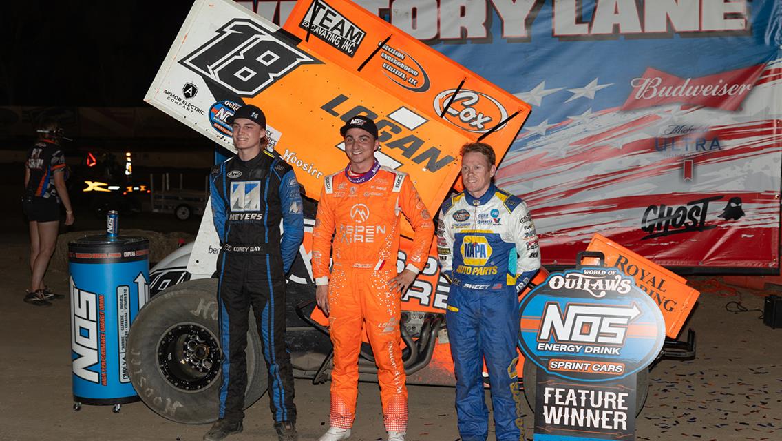 Giovanni Scelzi Tops Dramatic World of Outlaws Race at Bakersfield