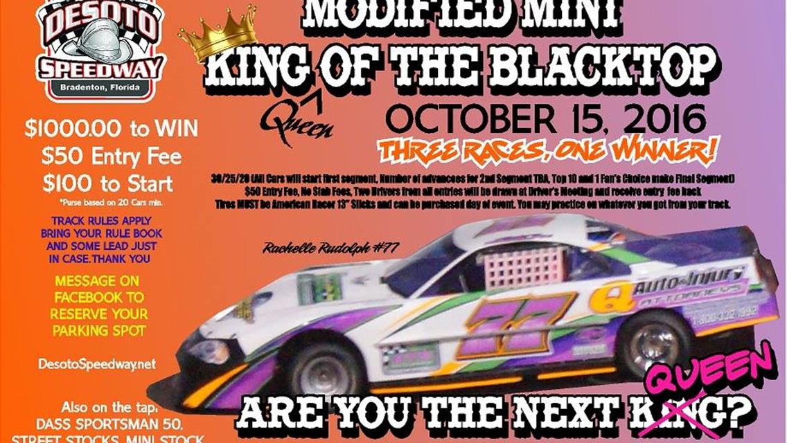 OCT 15TH MODIFIED MINI BATTLE OF THE BLACK TOP