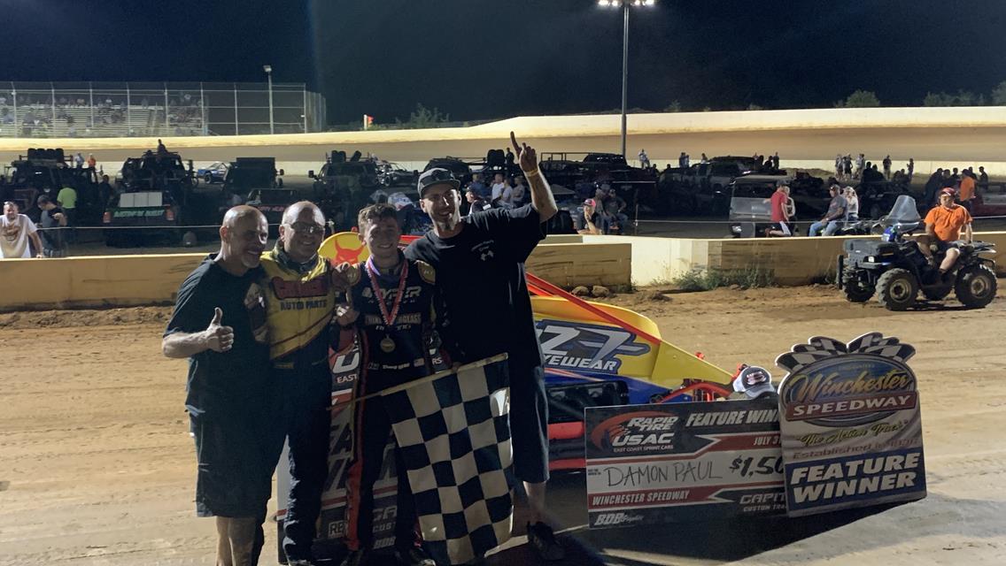 Damon Paul Breaks Through For First Career Win at Winchester