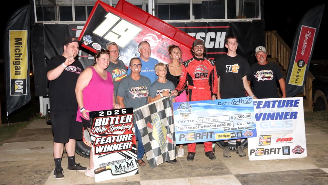 Mann, What a Race! Jett Mann Captures First Career GLSS Win at Butler Saturday