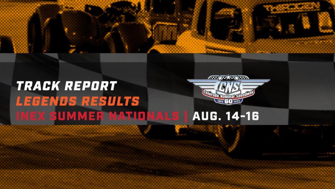 Aug. 14-16 Legends Results (Active Updates)