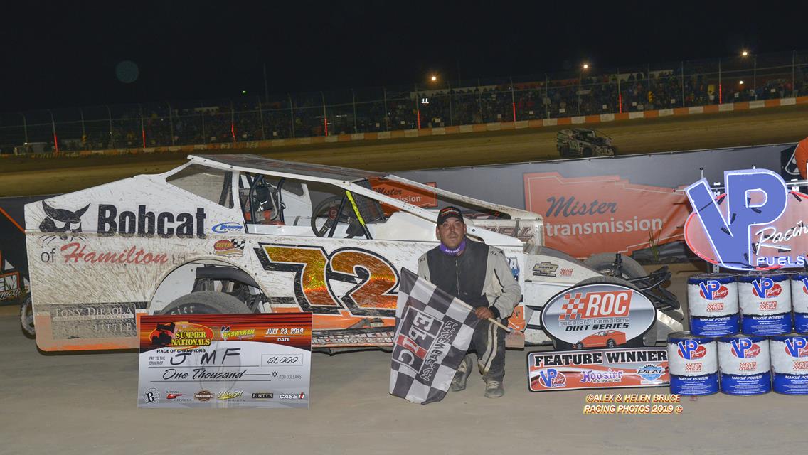 RACE OF CHAMPIONS DIRT 602 SPORTSMAN MODIFIED SERIES PRESENTED BY PRODUCT 9 TO VISIT OHSWEKEN SPEEDWAY FOR INSTAPANELS NIGHT AT THE RACES THIS FRIDAY