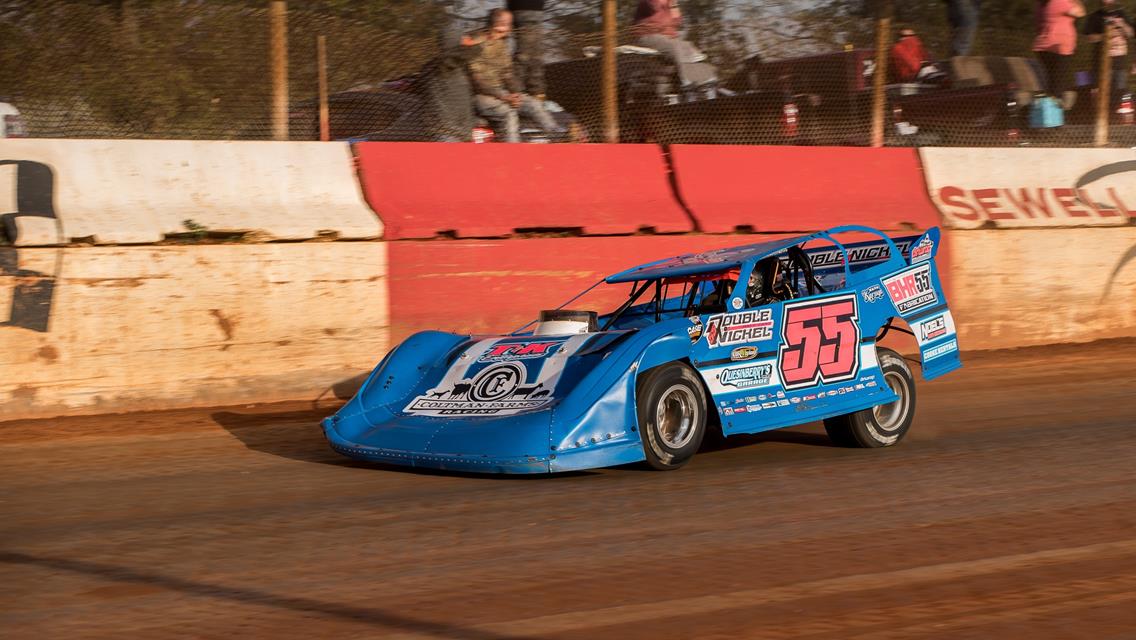 Cherokee Speedway (Gaffney, SC) – Carolina Clash Super Late Model Series &amp; Mid-East Super Late Model Series – Blue/Gray – November 17th, 2024. (Steve Moore Photo)