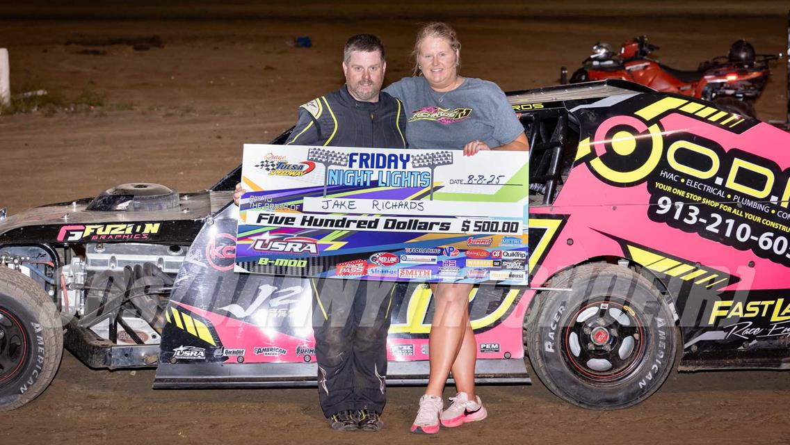 Connor Lee, Aaron Halpain, Jake Richards, Kevin Wasserman &amp; Cale Hancock Headline Friday Night Lights at Tulsa Speedway