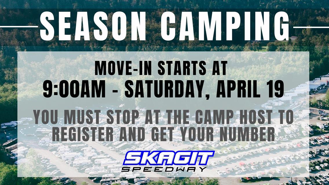SEASON CAMPING - MOVE IN