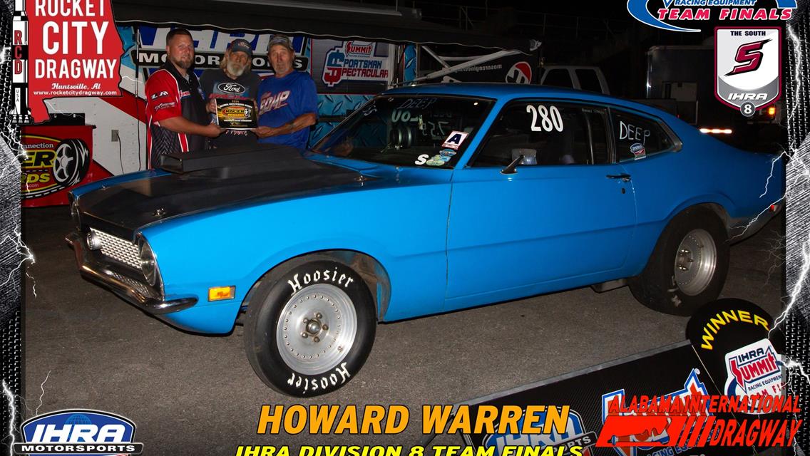 World Champion Bigham, Denton, Hagler, Varner score Gamblers wins at IHRA Division 8 Summit Team Finals