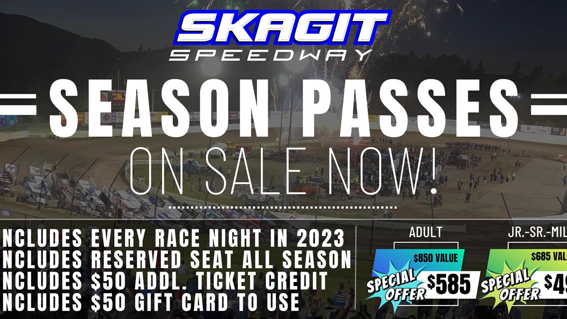 SEASON PASSES ON SALE NOW!