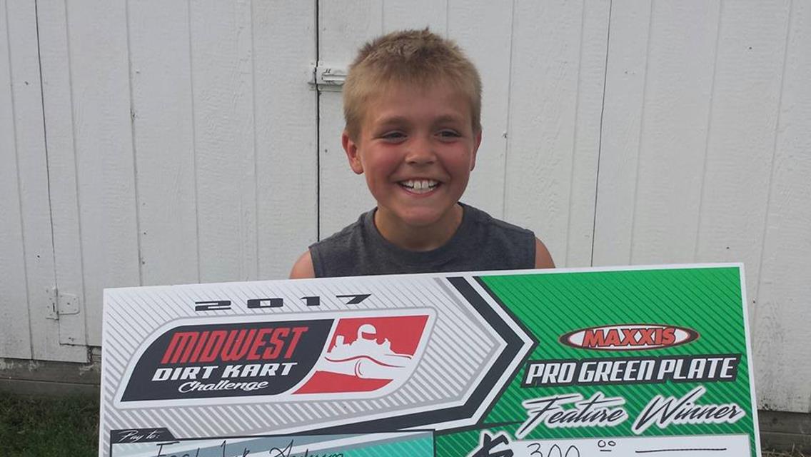 Fast Jack picking up another WIN at the Midwest Dirt Kart Challenge