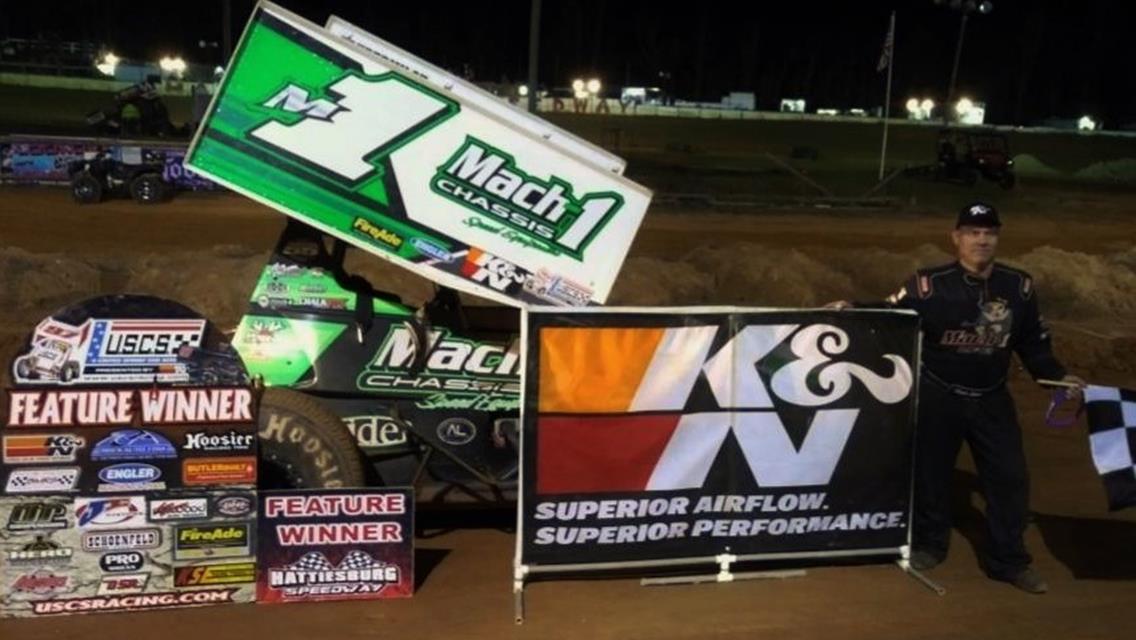 Mark Smith charges to Winter Heat Series Round #4 win at Hattiesburg on Friday night