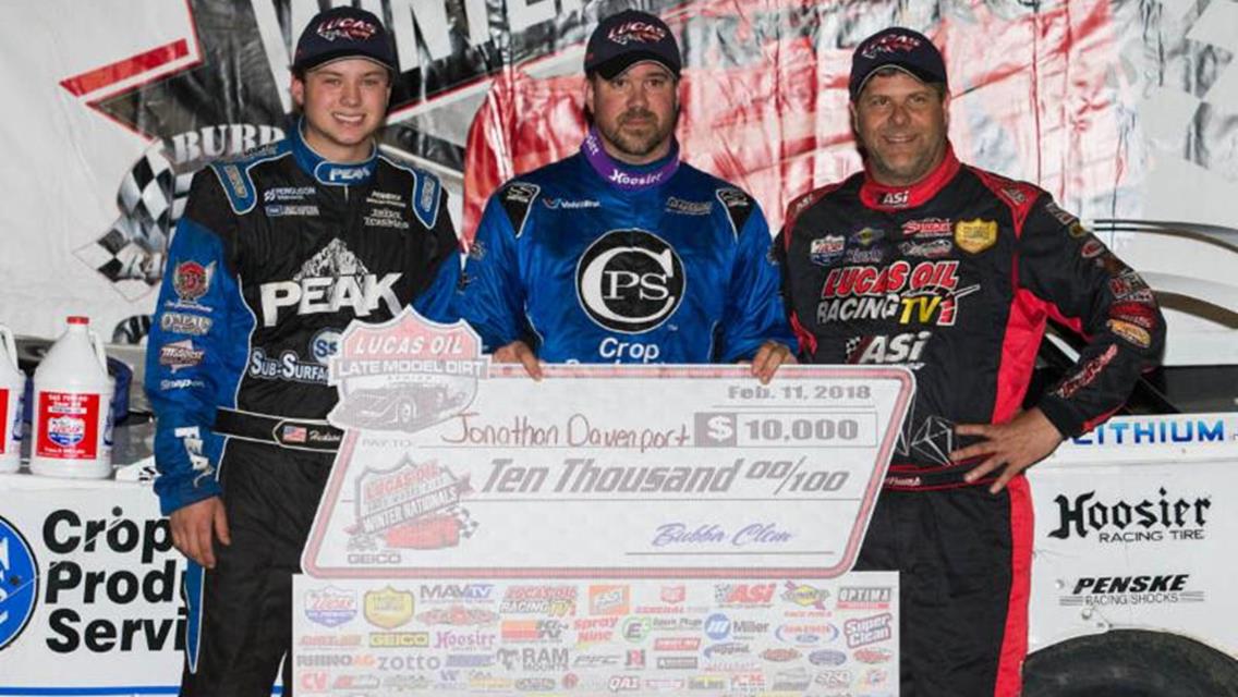 Davenport rules Lucas Oil Late Models at Bubba