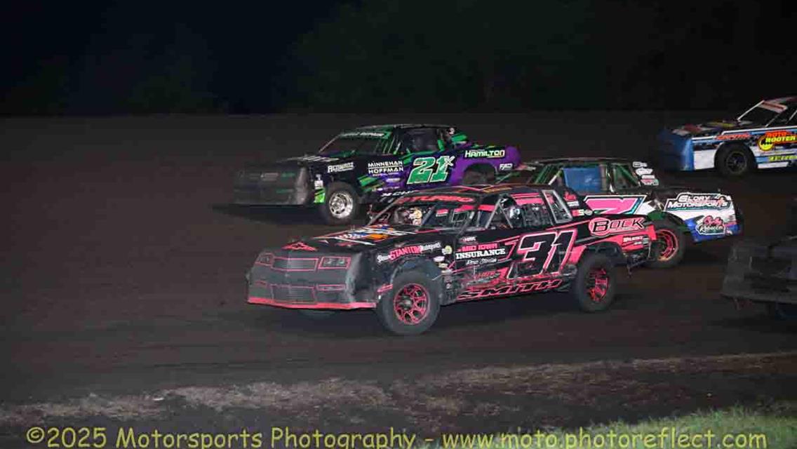 Laney and Avila take Anniversary checkers at Boone Speedway.