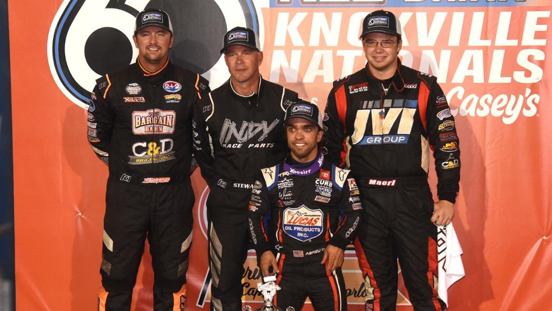 Rico Abreu Wins; Anthony Macri, Shane Stewart and Brock Zearfoss Also Qualify for Knoxville Nationals Finale