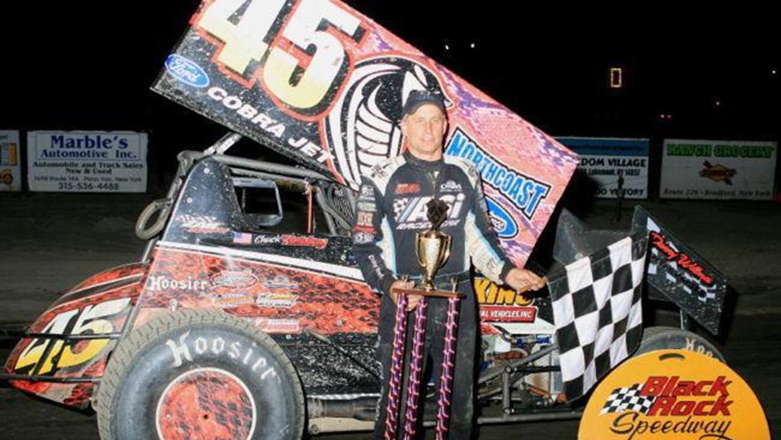 “Cobra” Chuck Hebing Takes a Bite Out of ASCS Patriot Field at Black Rock