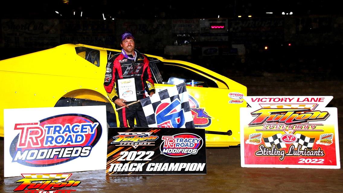 Tim Sears Jr. Cruises To Fulton Speedway Win and With It the Track Championship