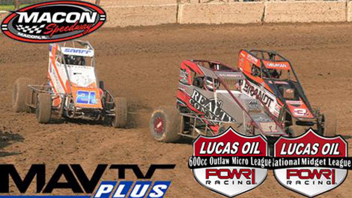 Stand Alone Show at Macon Speedway Next for The Lucas Oil POWRi National Midgets &amp; Micros