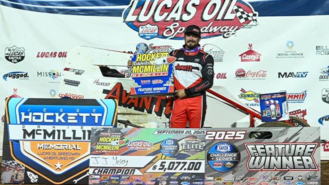 JJ Yeley Perfect in Championship Night Victory of Hockett/McMillin with POWRi WAR