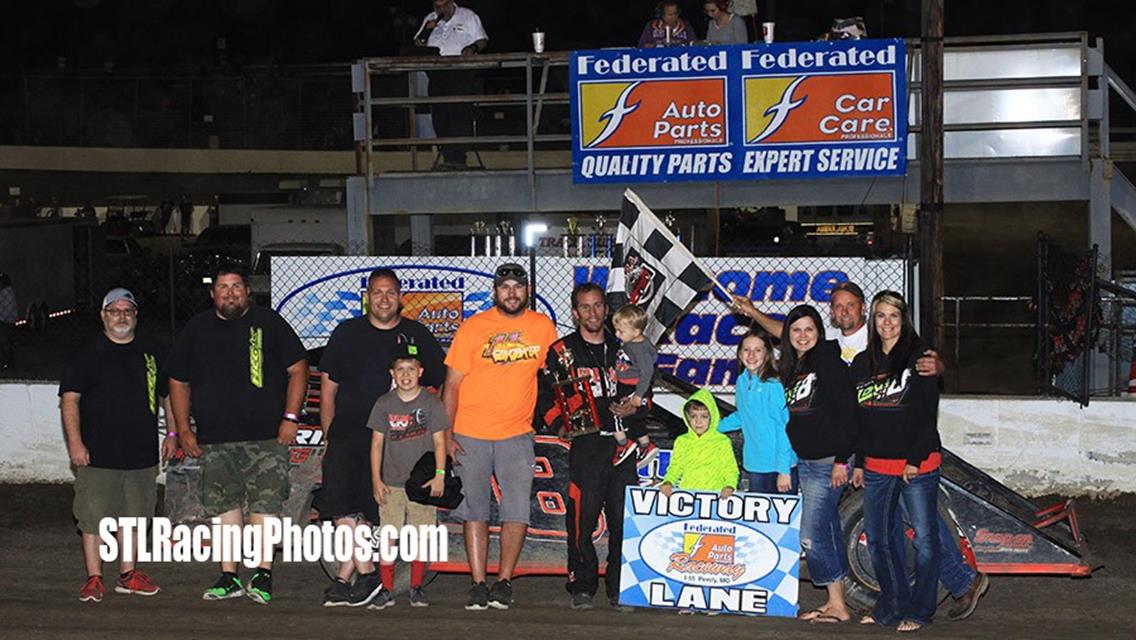 Tim Manville, Michael Long, Treb Jacoby, Troy Medley &amp; Dallas Lugge take wins at Federated Auto Parts Raceway at I-55!