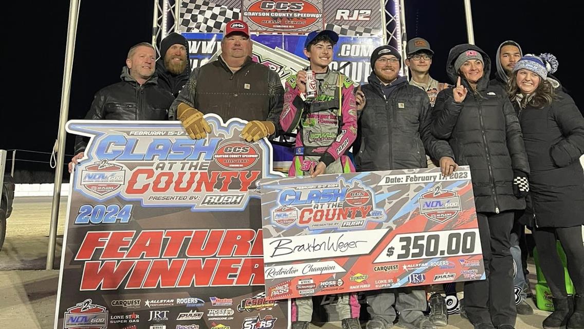 Boland, Hinton, and Weger Best NOW600 National Fields at Grayson County Speedway!