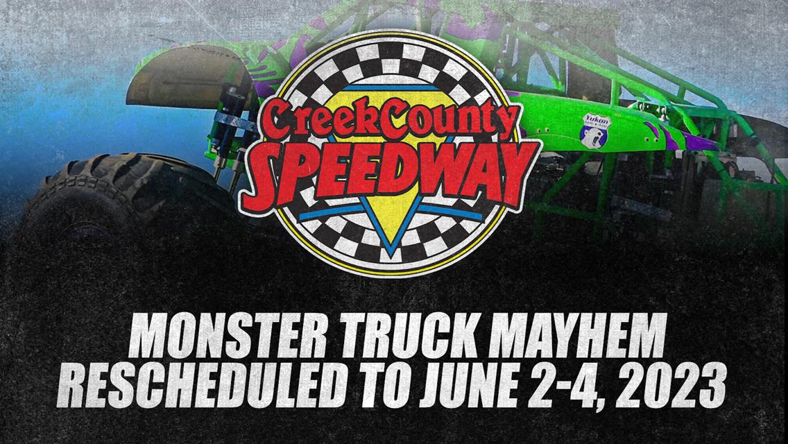 Monster Truck Mayhem Rescheduled To June 2-4, 2023